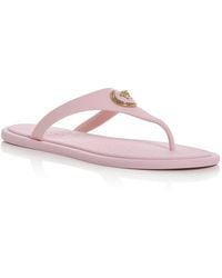 Versace - Alia Medusa Thong Sandals - Lyst