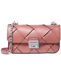 Michael Kors - Tribeca Small Convertible Chain Shoulder Bag - Lyst
