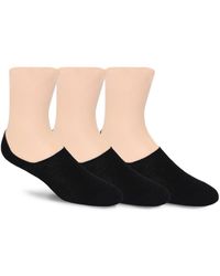 Bloomingdale's The Store At Bloomingdale's Cotton Blend Black No Show Liner Socks
