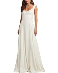 Tadashi Shoji - Callaway Draped Open Back Gown - Lyst