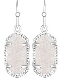 Kendra Scott - Lee Agate Drop Earrings - Lyst