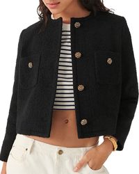 Ba&sh - Meredith Cropped Boxy Jacket - Lyst