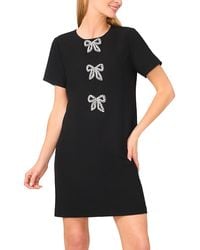 Cece - Sequin Bow Shift Dress - Lyst