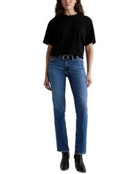 AG Jeans - Sandra Low Rise Straight Jeans - Lyst