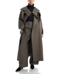 Issey Miyake - Calligraph Wool Long Coat - Lyst