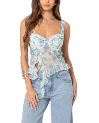Edikted - Cascade Ruffled Bra Top - Lyst