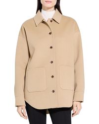 Theory - Wool & Cashmere Shirt Jacket - Lyst