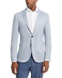 Maurizio Baldassari - Linen, Silk, & Cotton Herringbone Jersey Soft Jacket - Lyst