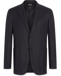 ZEGNA - Oasi Lino Regular Fit Linen Jacket - Lyst