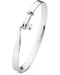 Georg Jensen - Sterling Torun Bangle Bracelet - Lyst