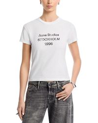 Acne Studios - Logo Tee - Lyst