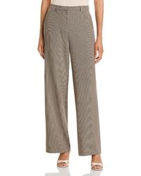 Aqua - Printed Wide Leg Pants - Lyst