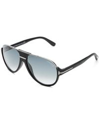 Tom Ford - Dimitry Flat Top Aviator Sunglasses, 61Mm - Lyst