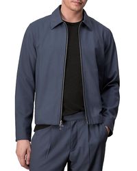 Rag & Bone - Melrose Wool Blend Twill Full Zip Jacket - Lyst