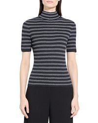 Theory - Leenda Stripe Top - Lyst