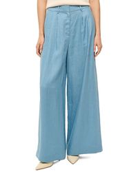 STAUD - Sasha Linen Pants - Lyst