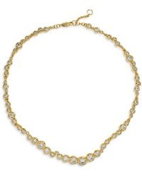 Alexis - Asterales Cubic Zirconia All Around Collar Necklace - Lyst