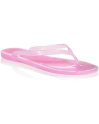 Aqua - Clara Flip Flops - Lyst