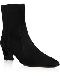 Stuart Weitzman - Stassi Zip Booties - Lyst