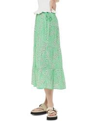 Whistles - Daisy Meadow Tie Side Skirt - Lyst