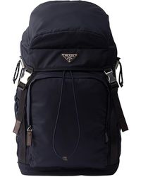 Prada - Speedrock Re-Nylon And Leather Backpack - Lyst