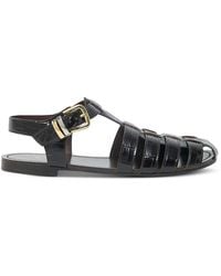 Maje - Multi Strap Leather Sandals - Lyst
