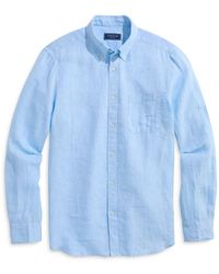 Vineyard Vines - Surfside Regular Fit Button Down Linen Shirt - Lyst