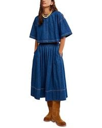 Free People - Westley Denim Set - Lyst