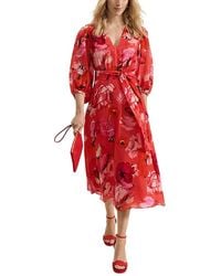 Phase Eight - Federica Midi Dress - Lyst