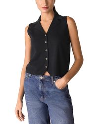 Whistles - Maisie Button Front Tank Top - Lyst