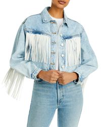 Blank NYC Bear Hug Denim Sherpa Jacket 