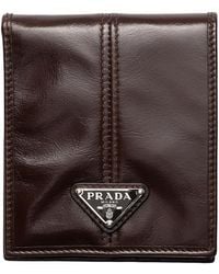 Prada - Leather Wallet - Lyst