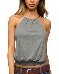Edikted - Damarey Chain Backless Halter Top - Lyst