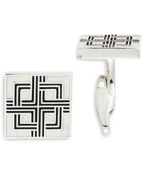 Link Up - Square Mother Of Pearl Cufflinks - Lyst