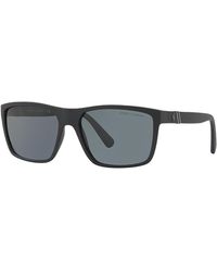 Polo Ralph Lauren - Rectangle Sunglasses, 59Mm - Lyst
