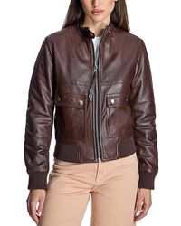 Maximilian - Leather Bomber - Lyst