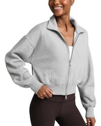 Beyond Yoga - Two Way Zip Cropped Jacket - Lyst