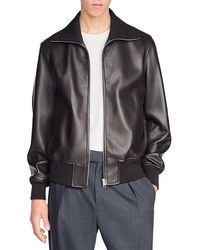 Sandro - Harry Full Grain Leather Jacket - Lyst