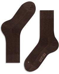 FALKE - Sensitive London Cotton Blend Solid Socks - Lyst