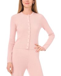 1.STATE - Ribbed Cardigan - Lyst