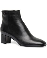 Santoni - 50mm Side-zip Leather Booties - Lyst