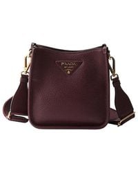 Prada - Mini Leather Shoulder Bag - Lyst