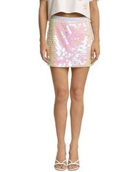 Elevator Disco - Lone Script Mini Skirt - Lyst