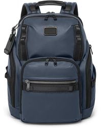Tumi Alpha 2 T-pass Business Class Leather Backpack in Black for Men | Lyst