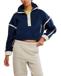 Free People - Mountain High Half Zip Pullover - Lyst