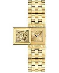 Versace - Reveal Square Watch, 18Mm X 25Mm - Lyst