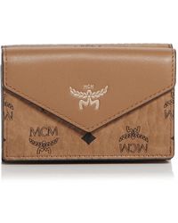 MCM - Aren Visetos Trifold Wallet - Lyst
