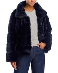 Aqua - Eva Faux Fur Jacket - Lyst