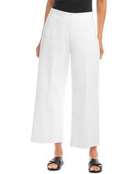 Karen Kane - Petite Cropped Wide Leg Pants - Lyst