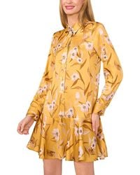 Ted Baker - Button Front Mini Dress - Lyst
